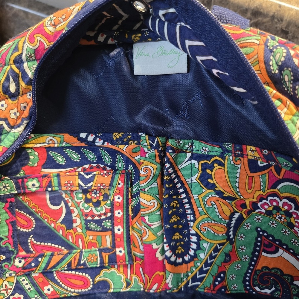 Vera Bradley Backpack Venetian Paisley Campus Backpack - Picture 4 of 10